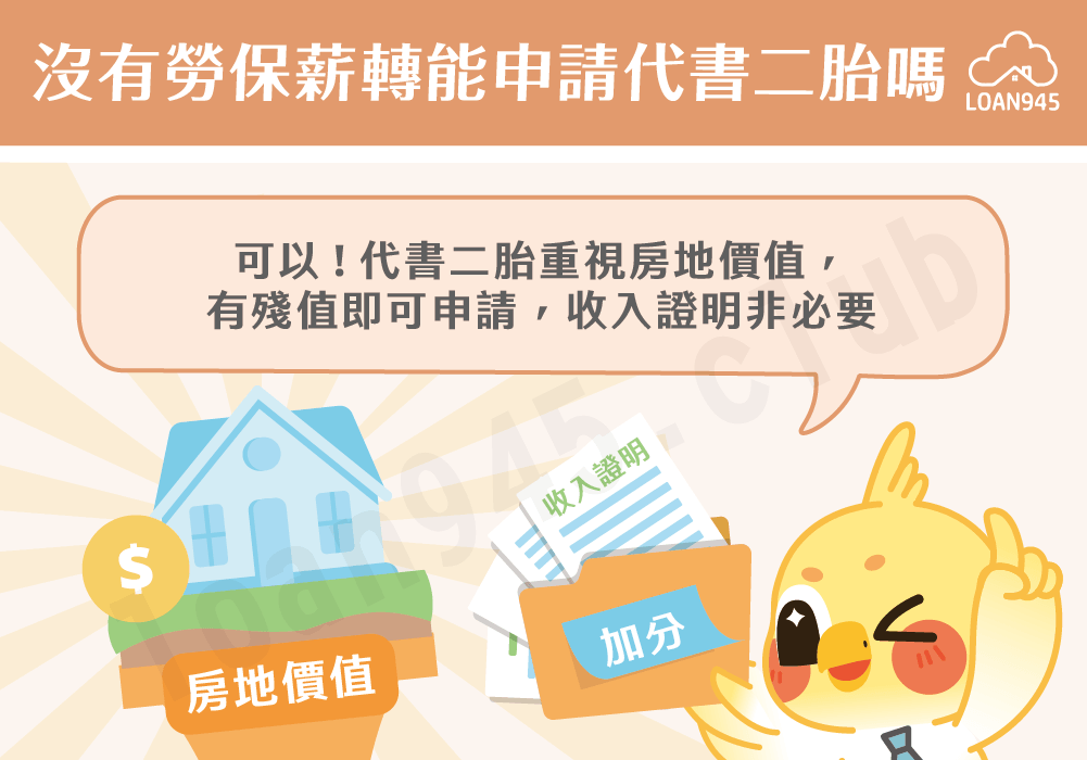 沒有勞保薪轉能申請代書二胎嗎【貸款就找我】