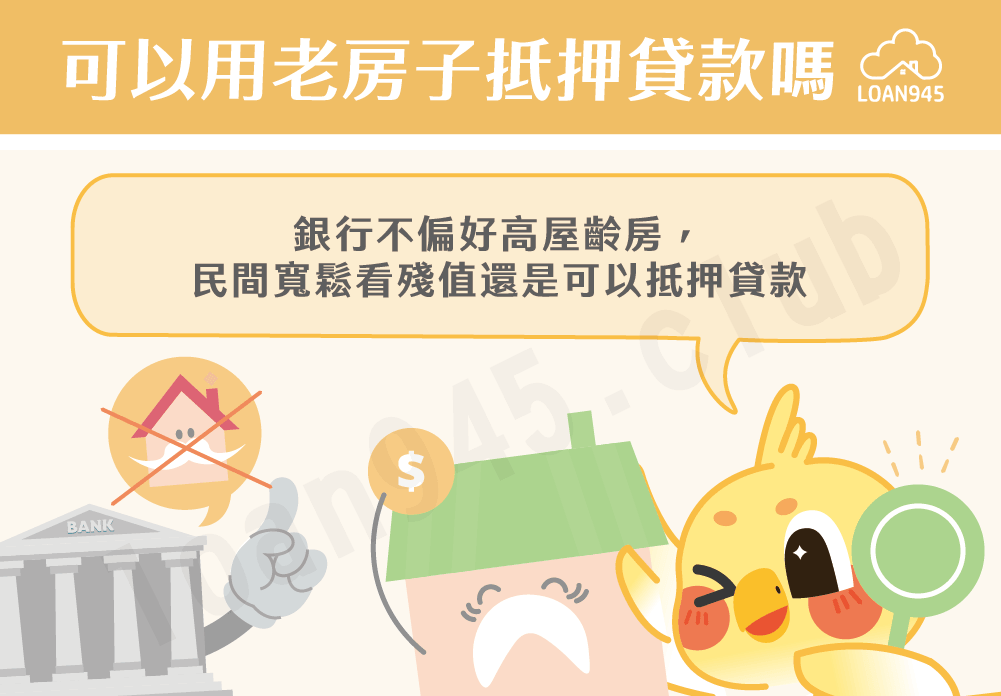 可以用老房子抵押貸款嗎【貸款就找我】