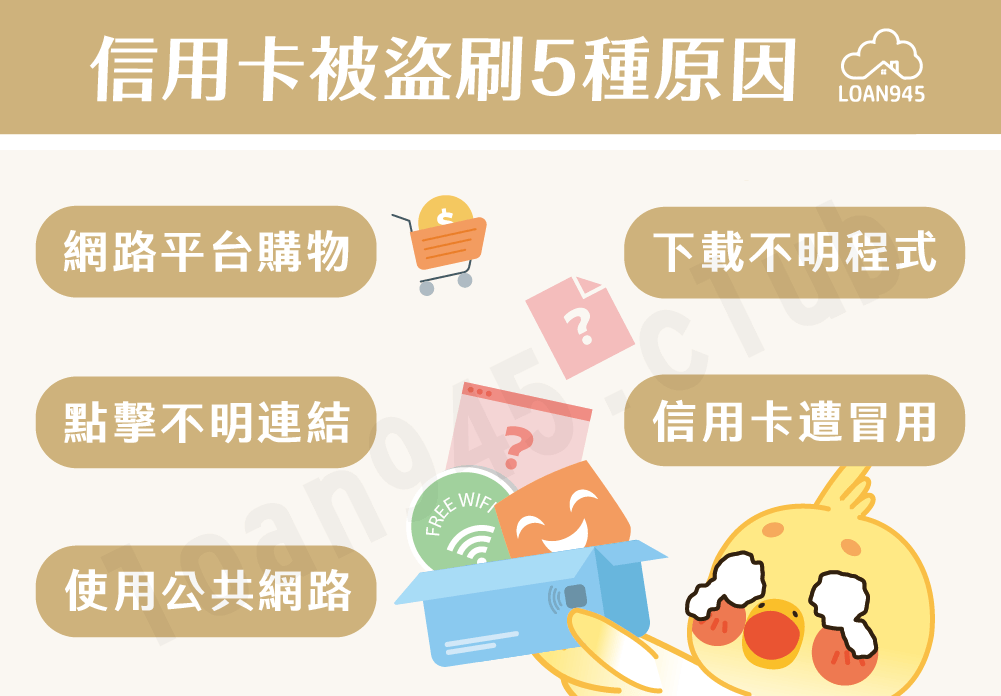 信用卡被盜刷5種原因【貸款就找我】