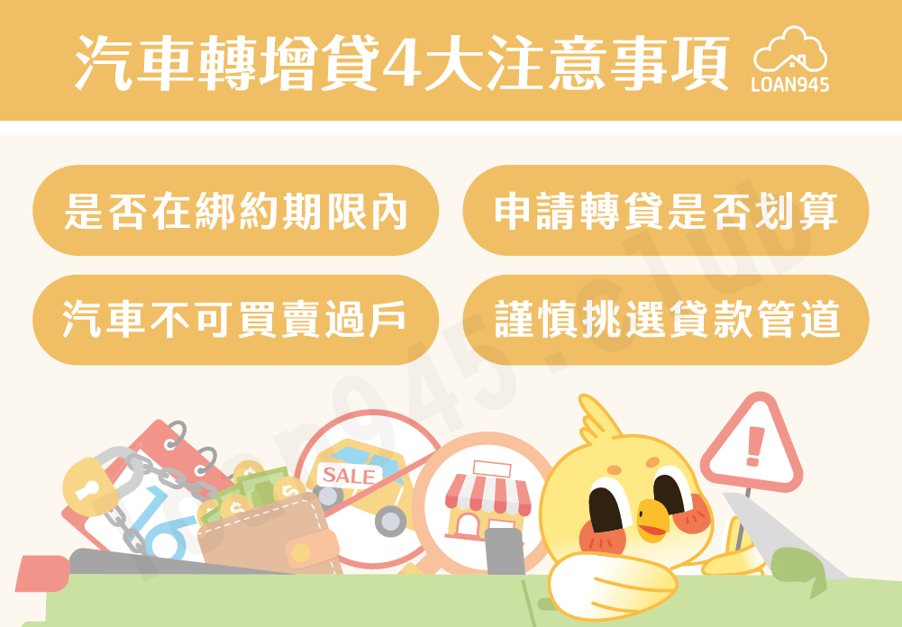 汽車轉增貸4大注意事項【貸款就找我】